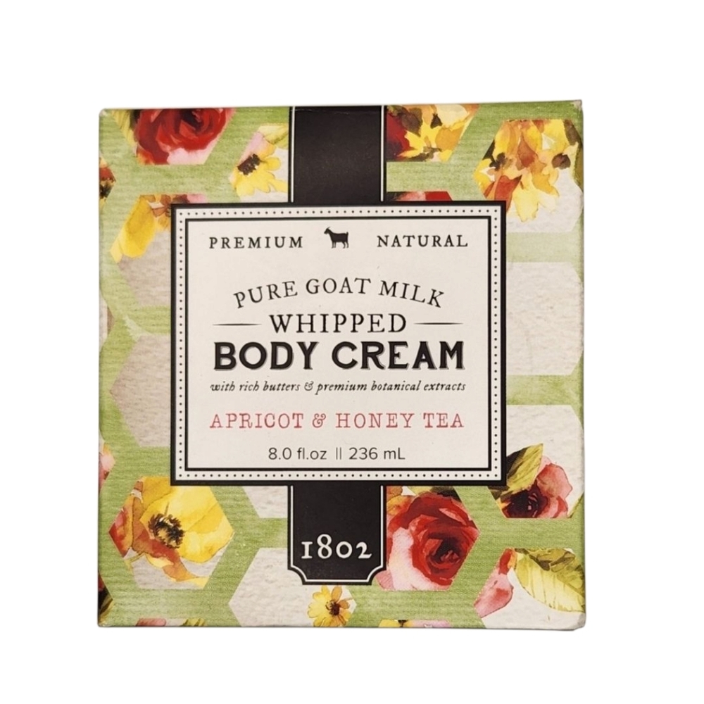 Beekman 1802 Apricot & Honey Tea Pure Goat Milk Whipped Body Cream